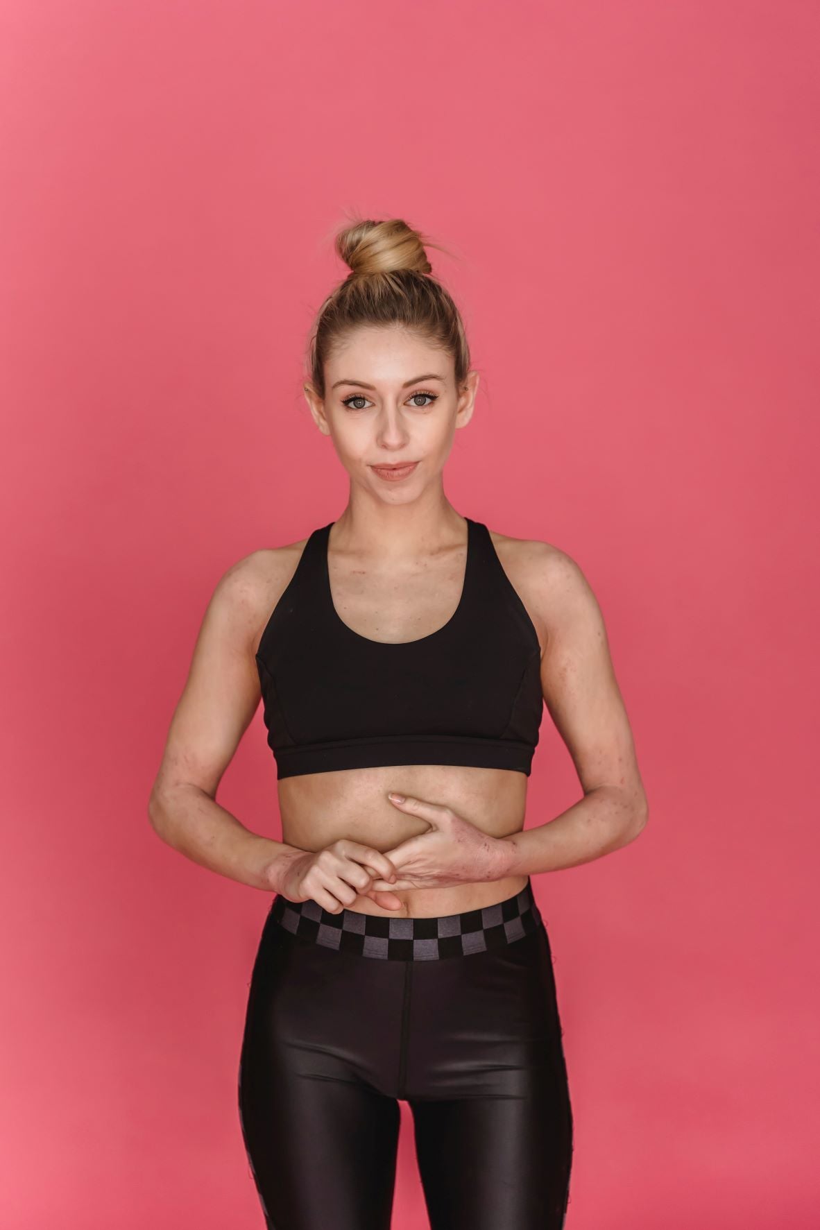 Racerback Athletic Bra-Black
