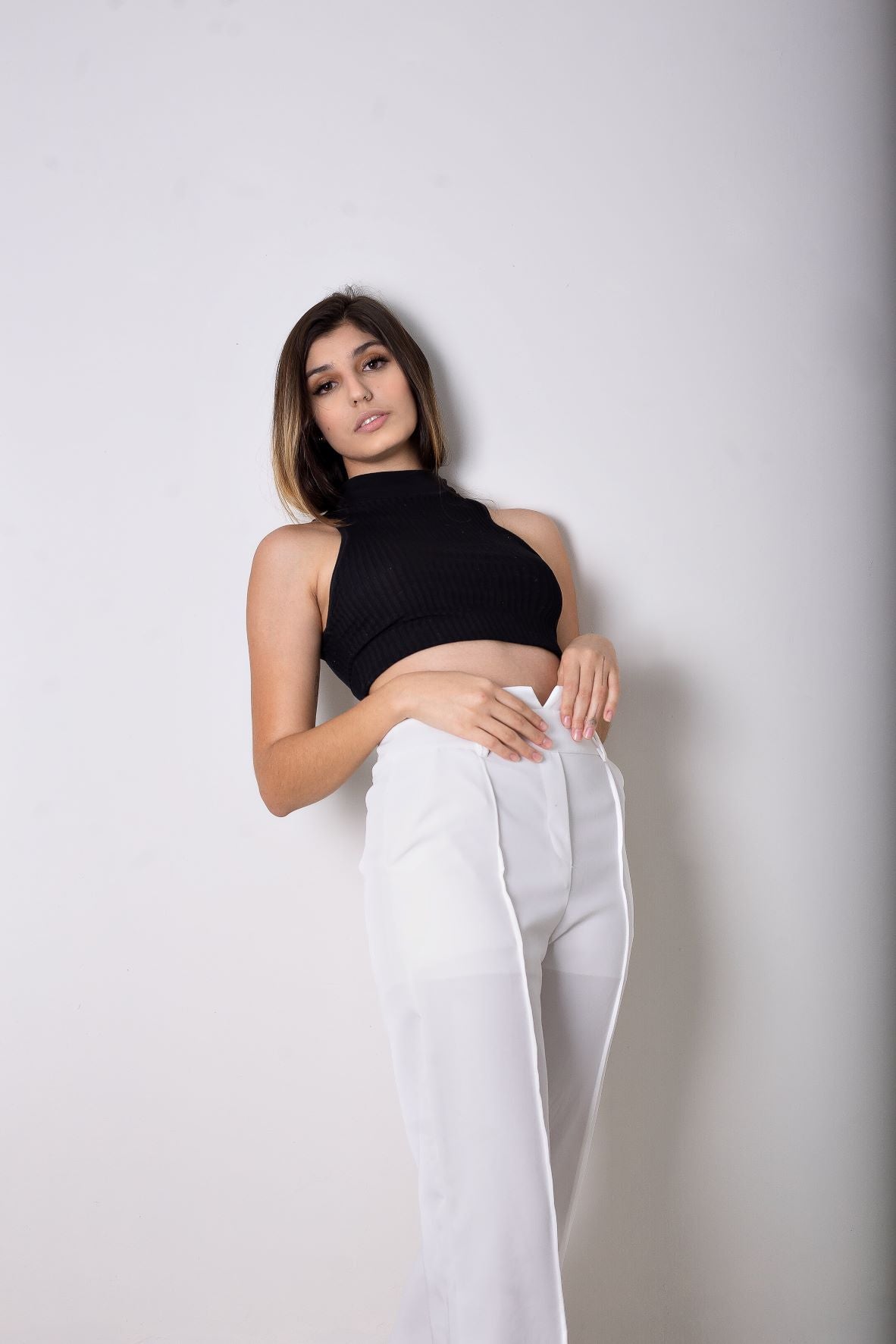 On The Town White Pant