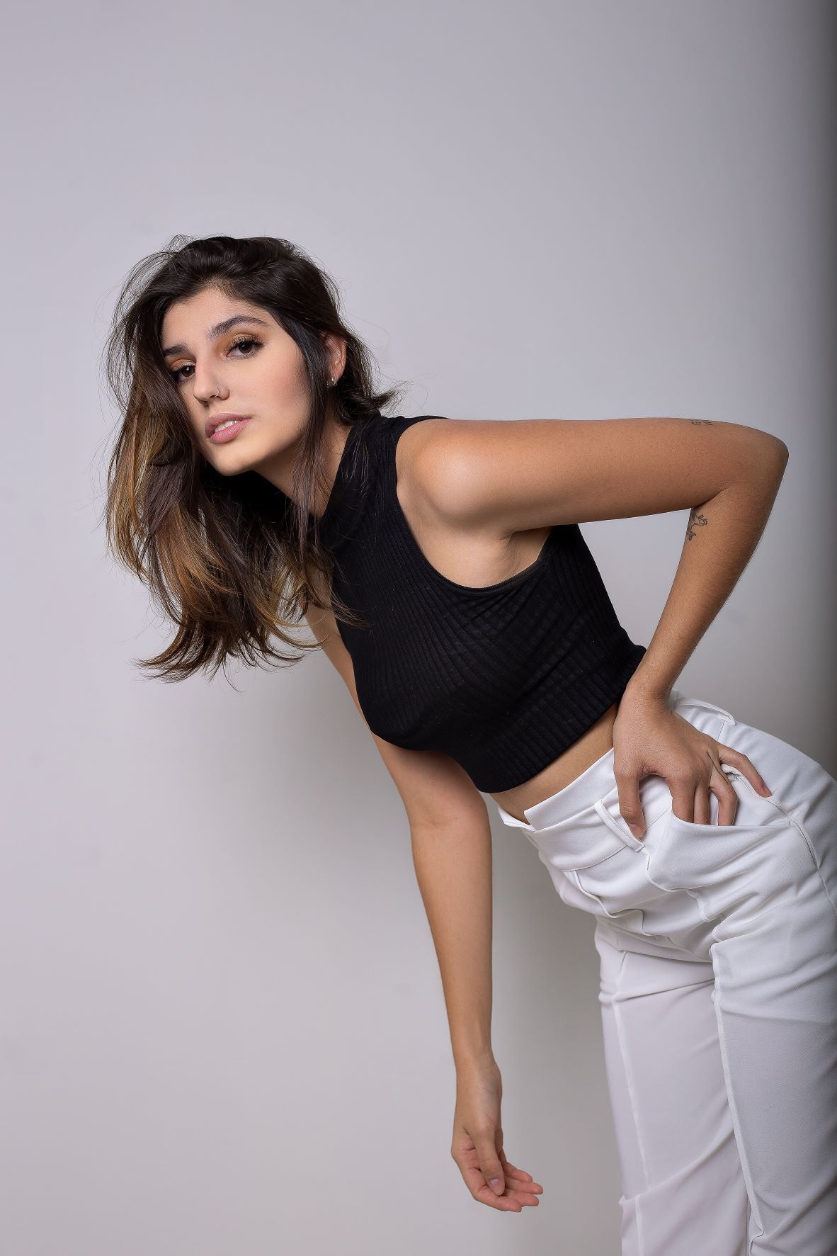 On The Town White Pant