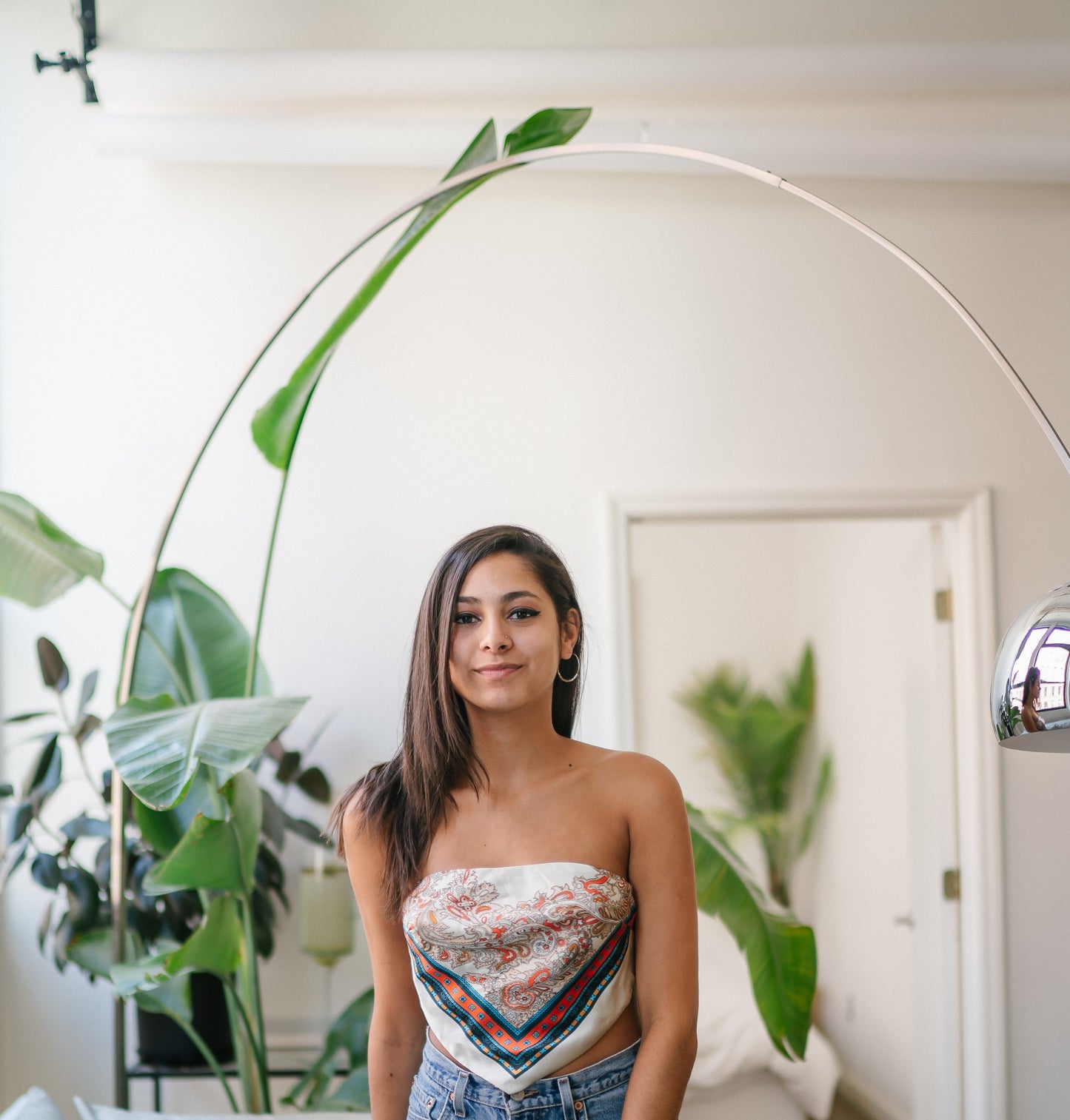 Strapless Bandana Top
