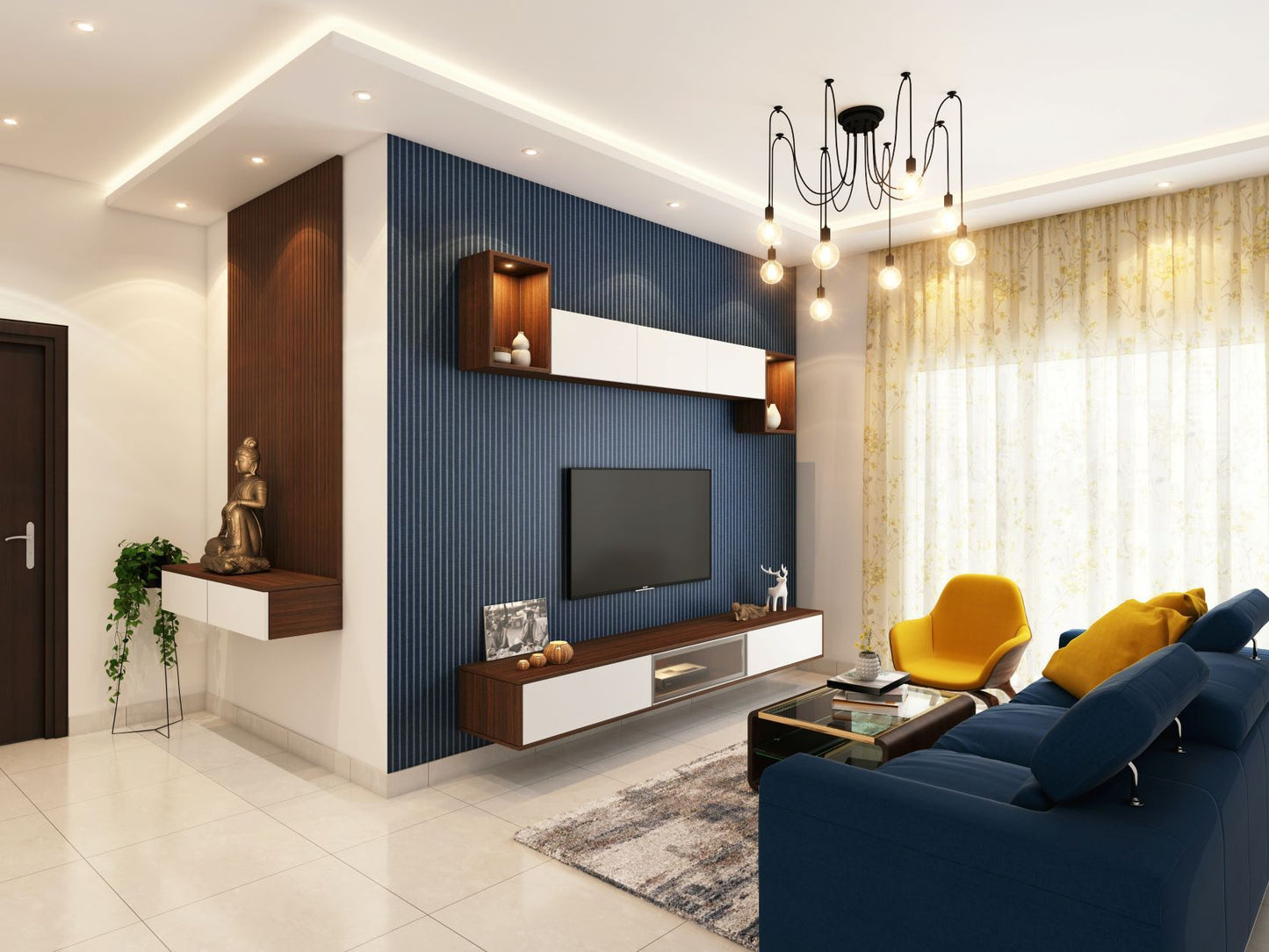 Floating Media Cabinet