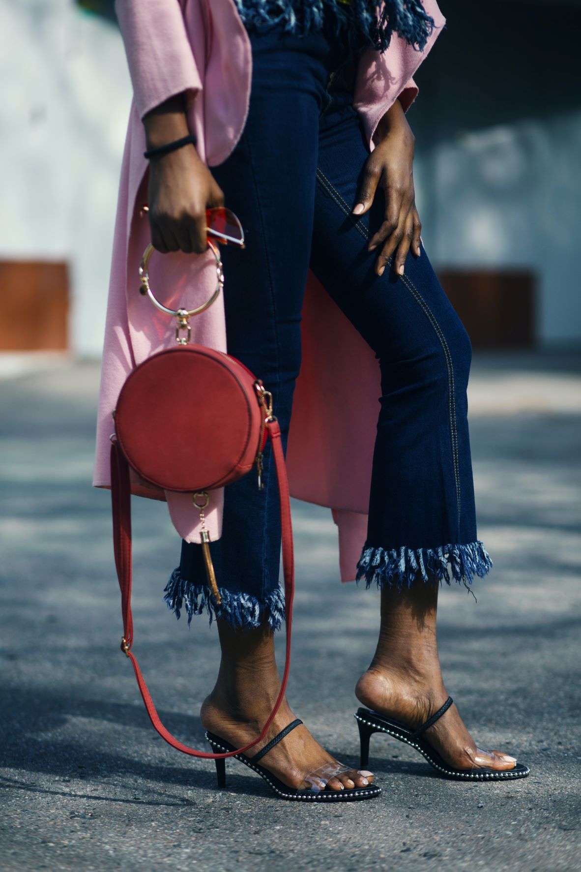 Mini Structured Circle Bag