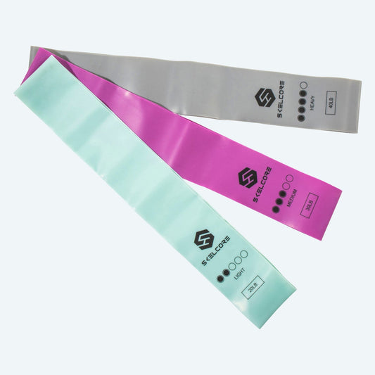 Skelcore: Latex-free Resistance Loop Band Set 3 Pack