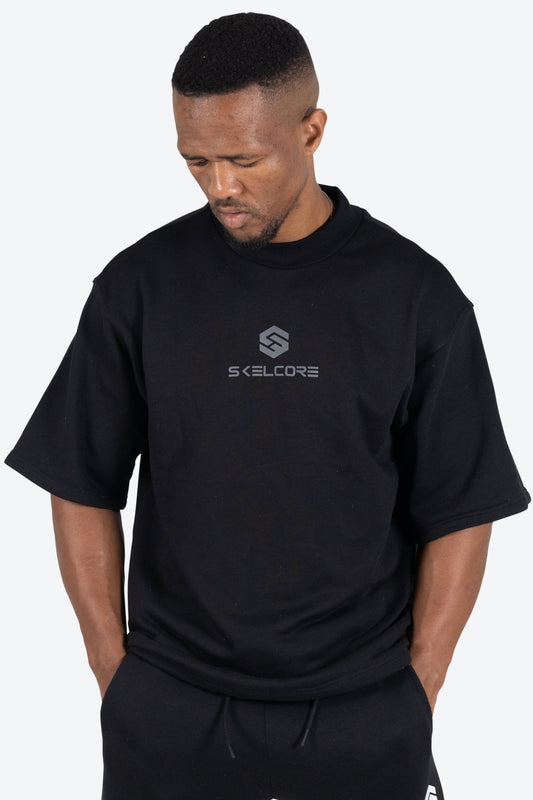 Skelcore: Men's Fleece Oversize Crew Neck T-Shirt