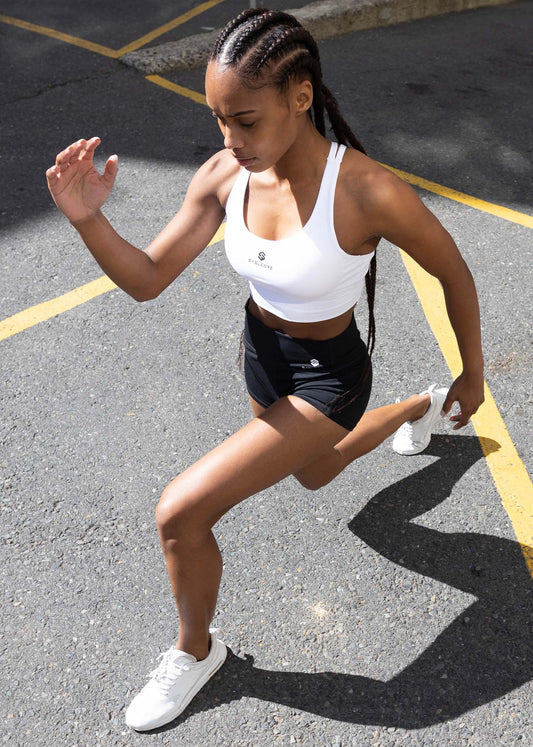 Skelcore: Women's Performance Strappy Sports Bra