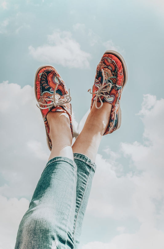 Soft N Paisley Boat Shoe