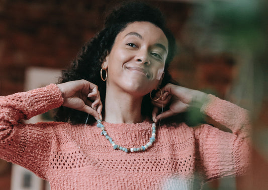Happy Happy Turquoise Necklace