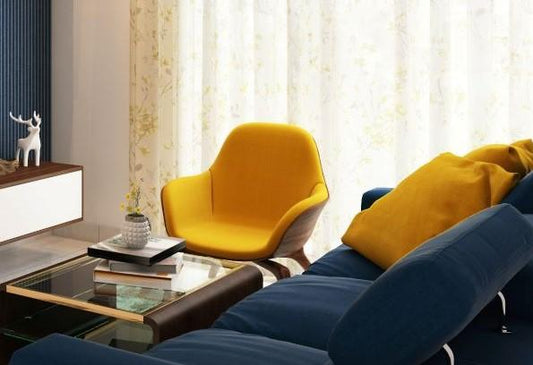 Modern Accent Chair- Yellow