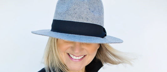 Gray Wool Fedora