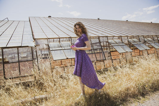 Floral Smocked Hi-Lo Dress
