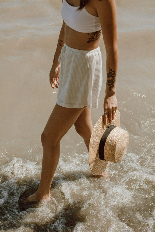 Tie Front Swing Shorts