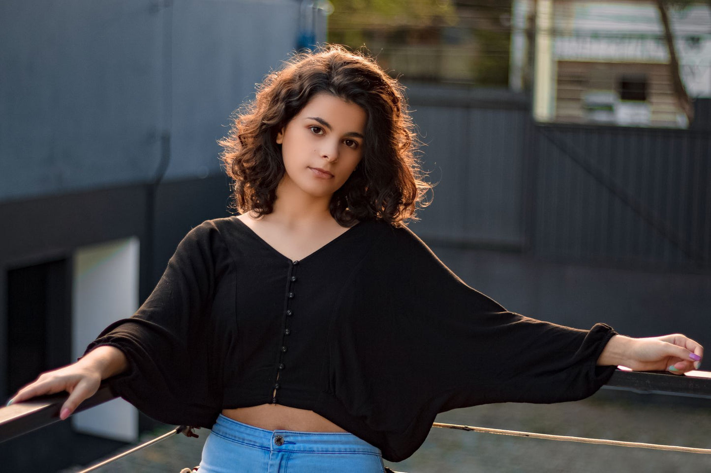 Drop Shoulder Crop Cardigan