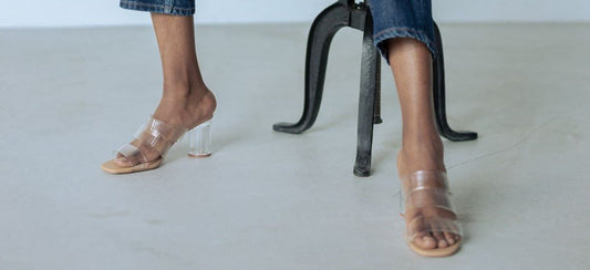 Open Toe Clear Heels