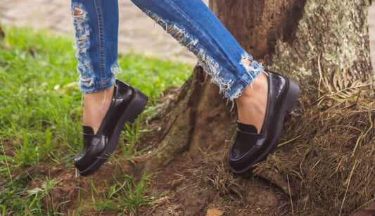 Leather Platform Loafer