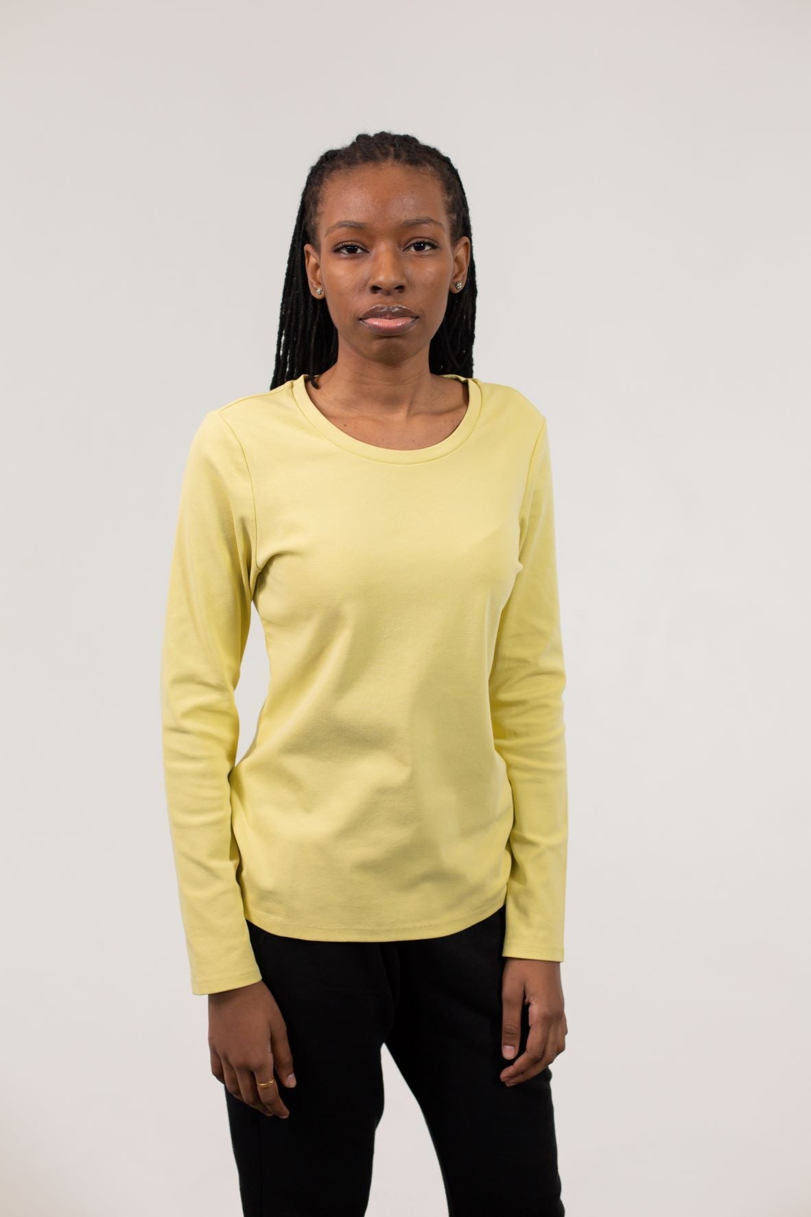 Long Sleeve Essential Tee - Yellow