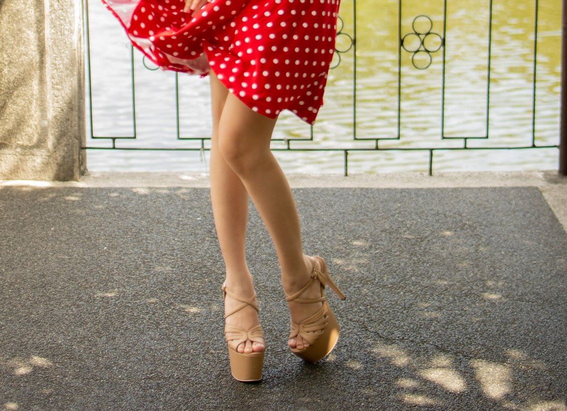 Platform Heels- Tan