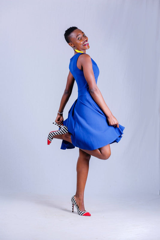 Sleeveless A-Line Dress