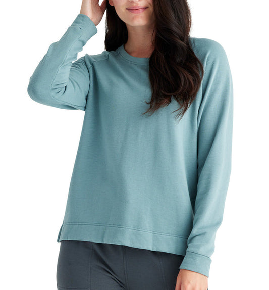Free Fly - Women's Bamboo Fleece Crewneck Pullover