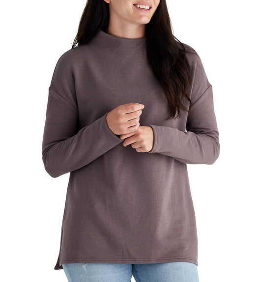 Free Fly - Women's Bamboo Thermal Fleece Mockneck